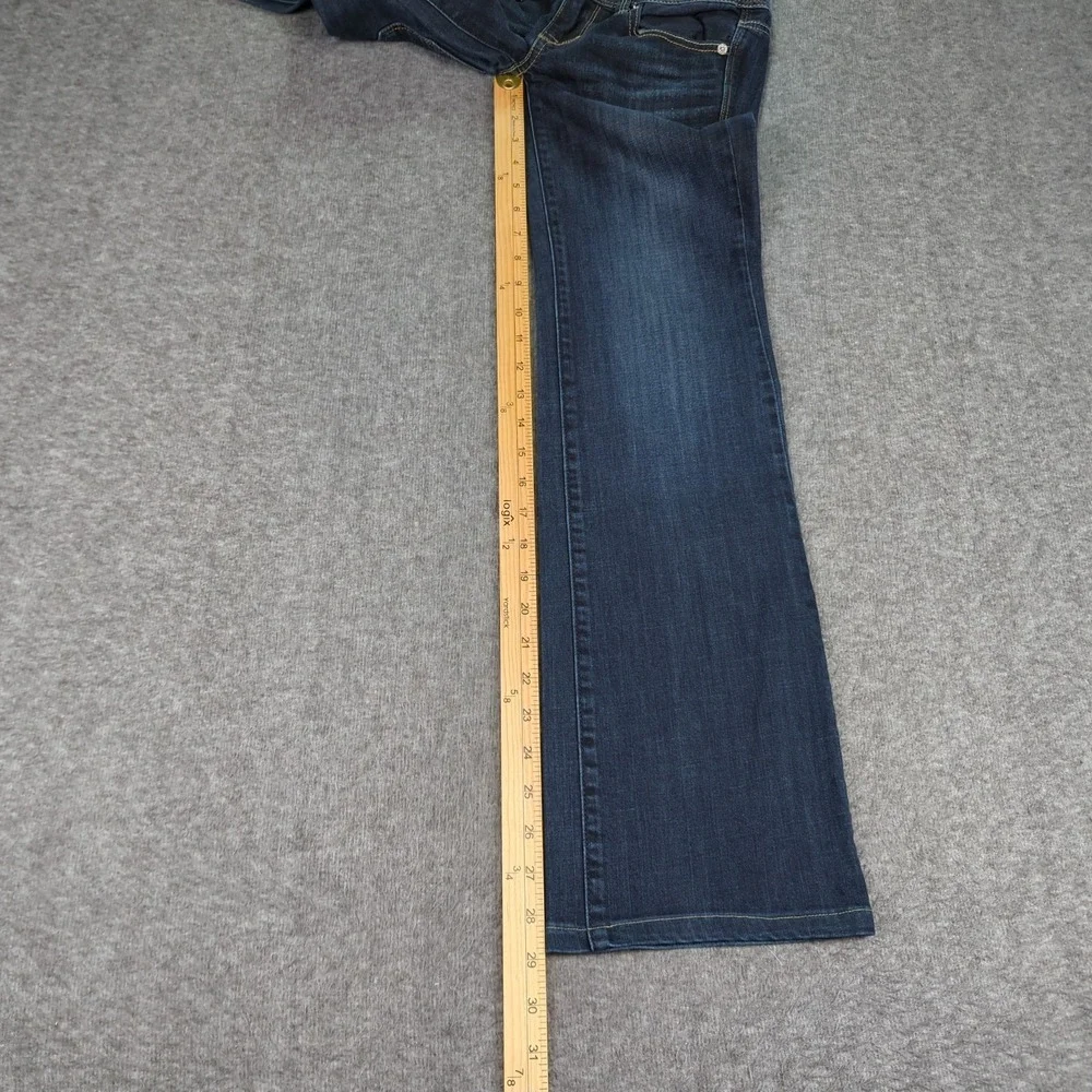 American Eagle Jeans Womens 4 Blue Slim Boot Cut Casual Dark‎ Wash Stretch